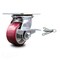 Service Caster 4 Inch Poly on Aluminum Caster with Roller Bearing and Brake/Swivel Lock SCC SCC-35S420-PAR-SLB-BSL - alternate 1